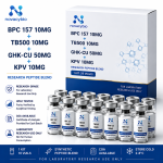 BPC157 TB500 GHK-Cu KPV Research Peptide Blend 1 Kit (10 Vials)