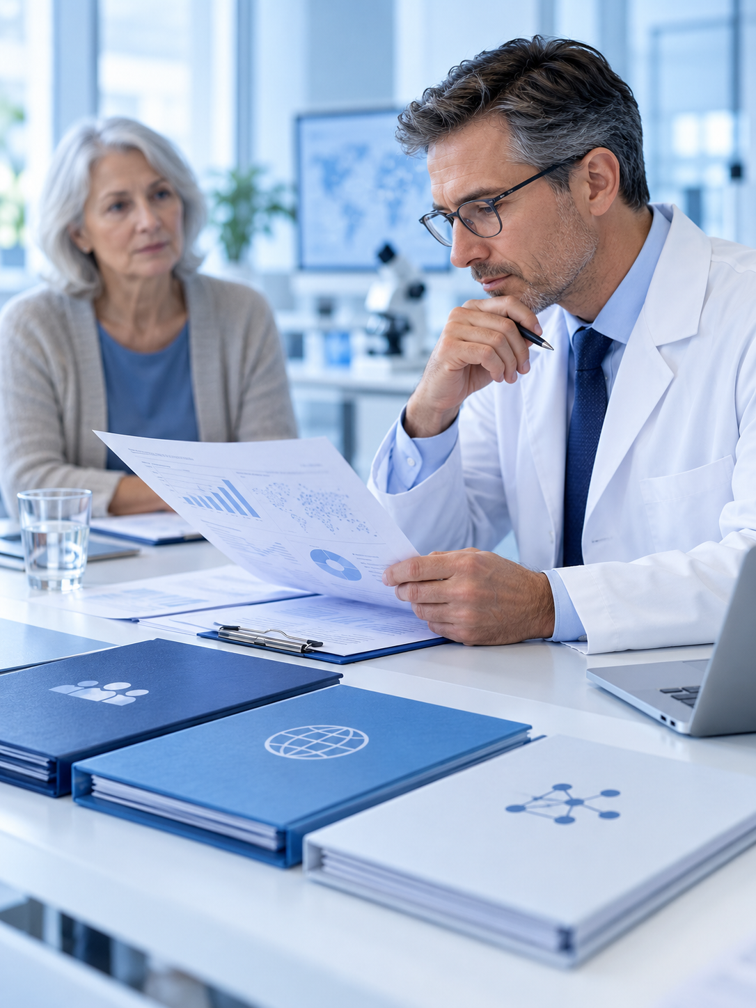 A researcher reviewing human observational evidence.