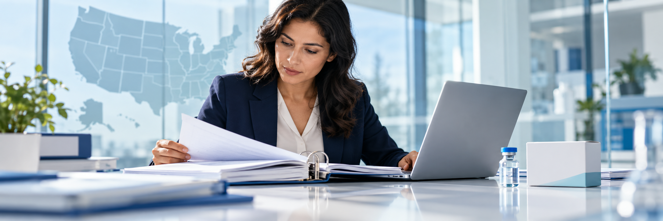 A specialist reviewing U.S. regulatory documentation.