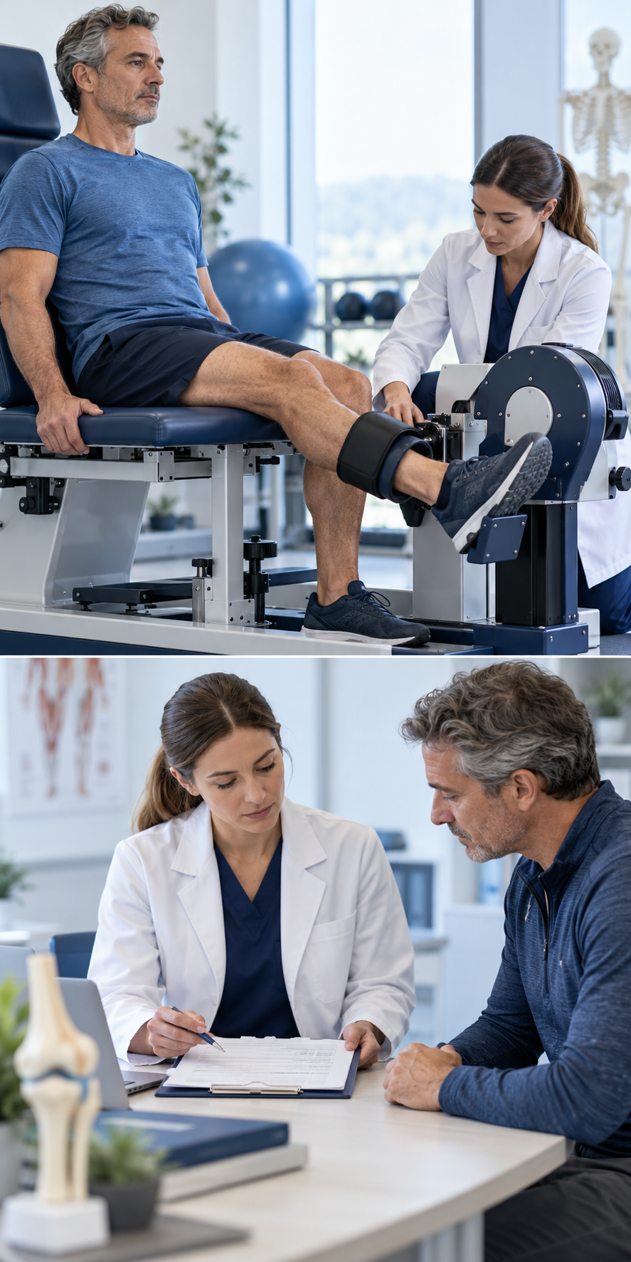 Illustrative clinical muscle-strength measurement and review of follow-up research.